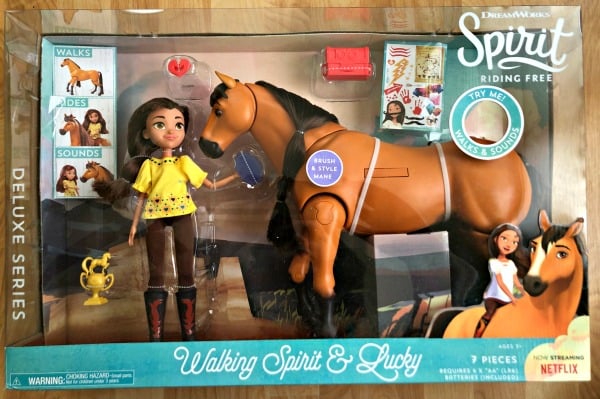 spirit riding free walking spirit and lucky