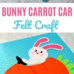 Felt Bunny craft Car