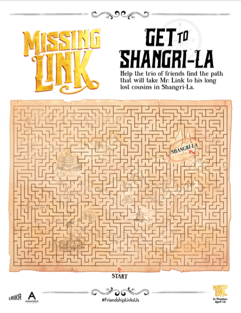 Missing Link Maze Puzzle