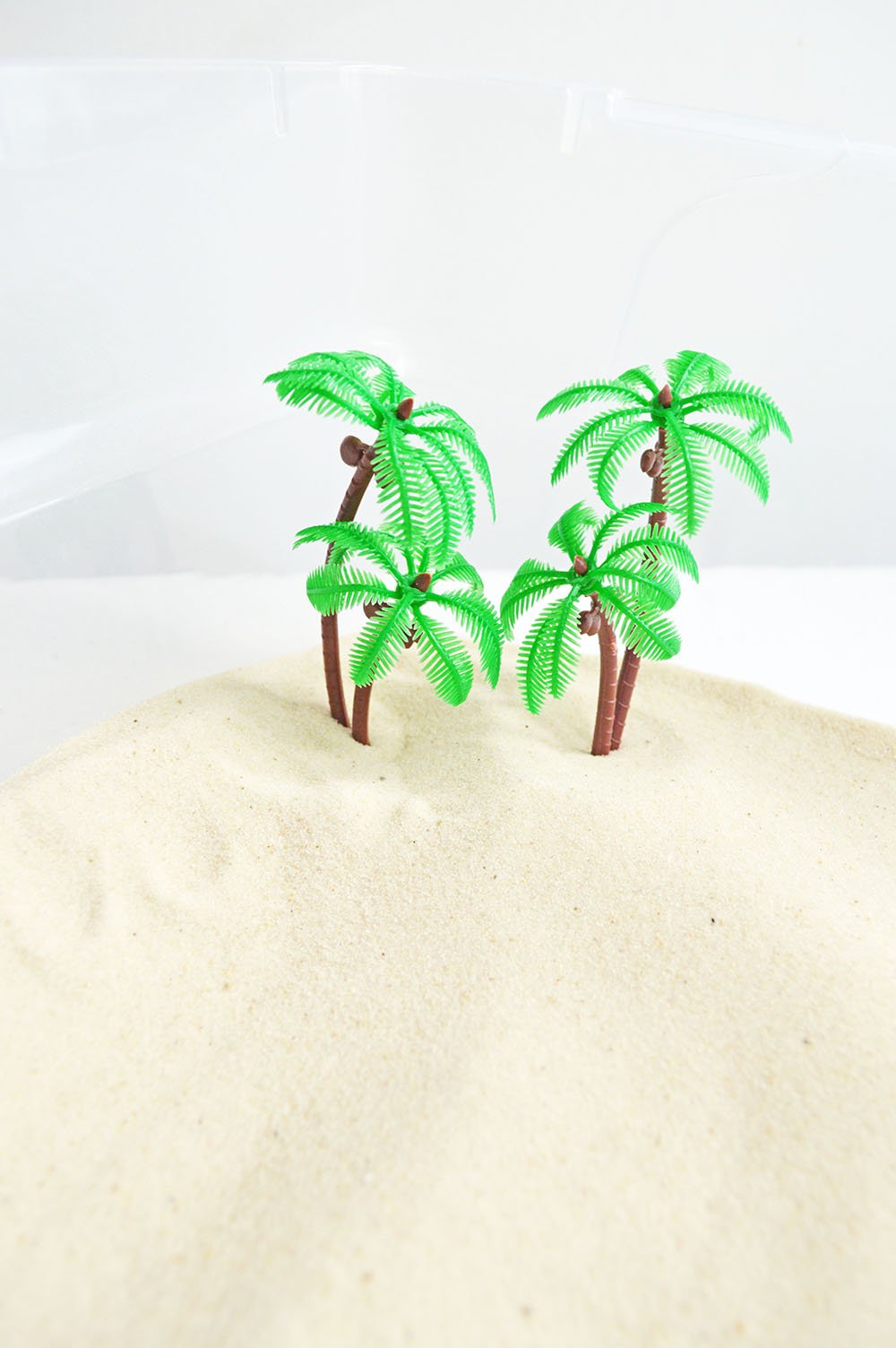 Artificial Palm Trees on Play Sand