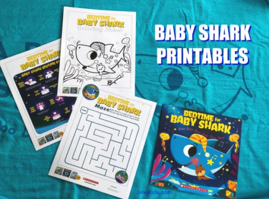 Baby Shark Printable Activity Sheets