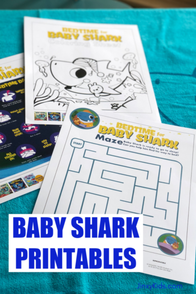 Baby Shark Printable Activity Sheets