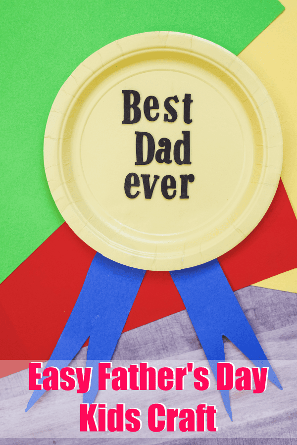 Best dad sales award craft