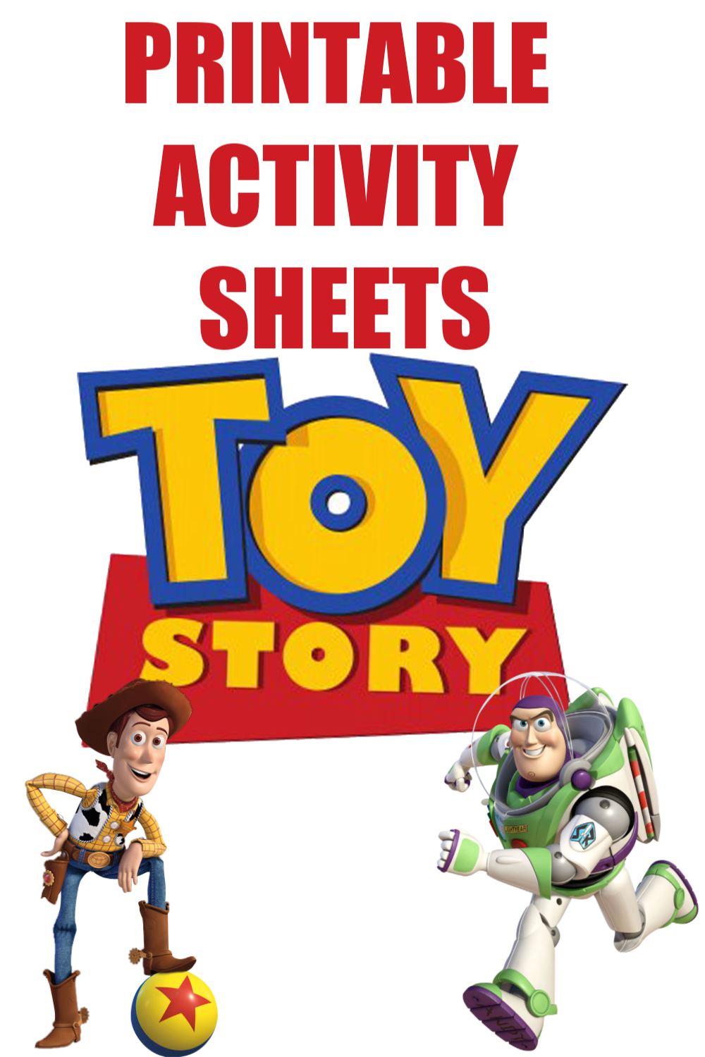 Toy Story 4 Printable Activity Sheets - Jinxy Kids