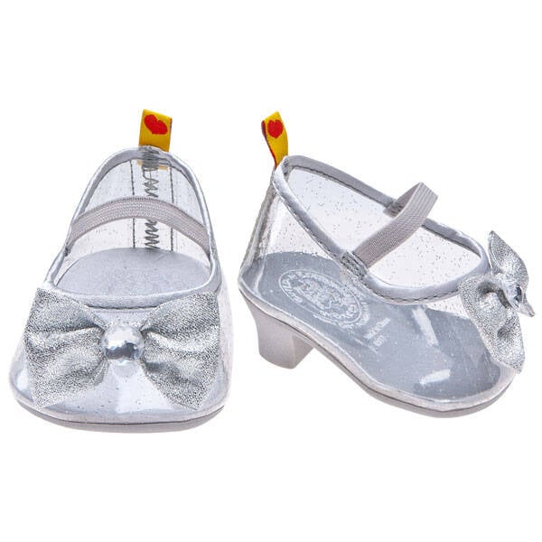 Build a Bear Silver Sparkle Heels