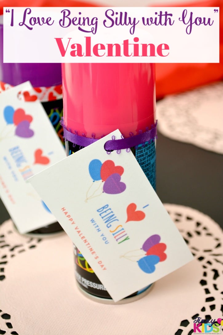 “I Love Being Silly with You” Valentine Craft