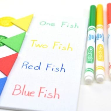 Fun Red Fish Blue Fish Wine Cork Painting Canvas Craft!