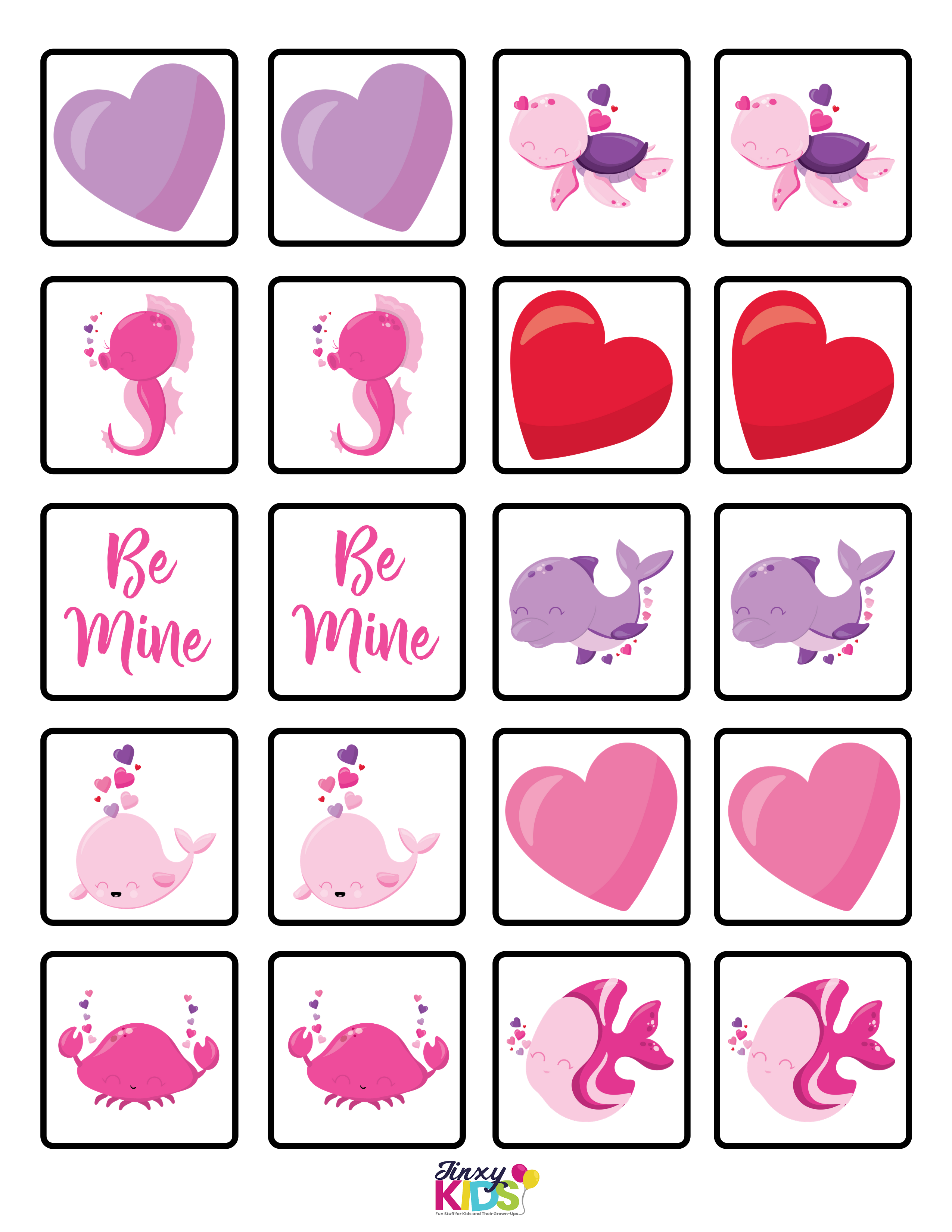 Valentine s Day Printable Activity Pack Jinxy Kids