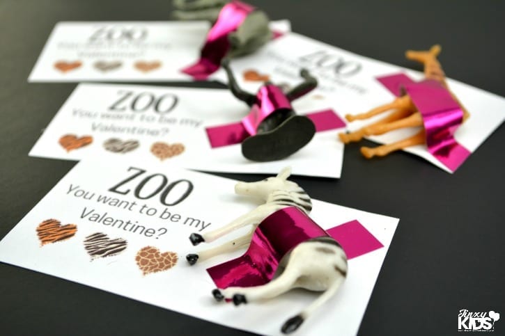 “Zoo You Want to be My Valentine” Valentine Card Craft