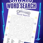 Free Printable Onward Word Search Puzzle
