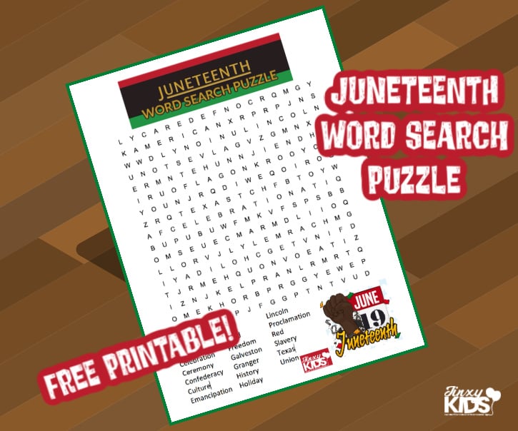 free printable juneteenth word search puzzle jinxy kids