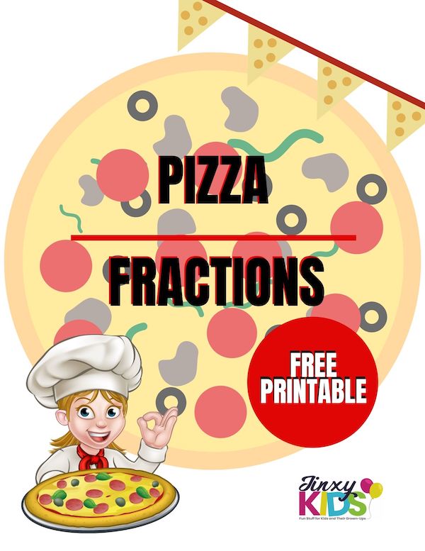 Free Printable Pizza Fractions Activity Math Fun Jinxy Kids