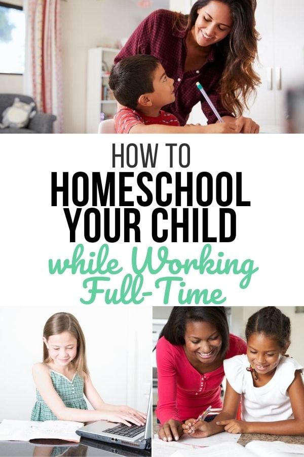 How to Work Full Time and Homeschool your Child Jinxy Kids