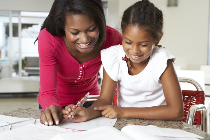 Mother Daughter Homeschool African American