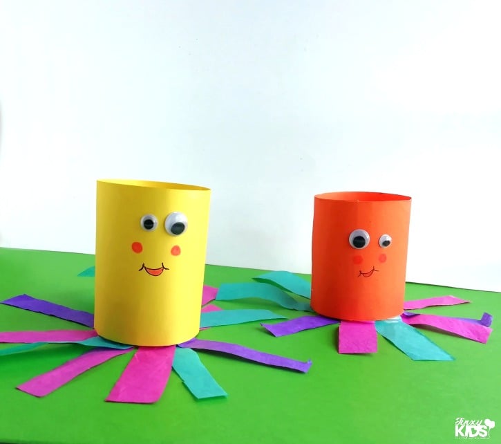 Easy Paper Octopus Craft for Kids