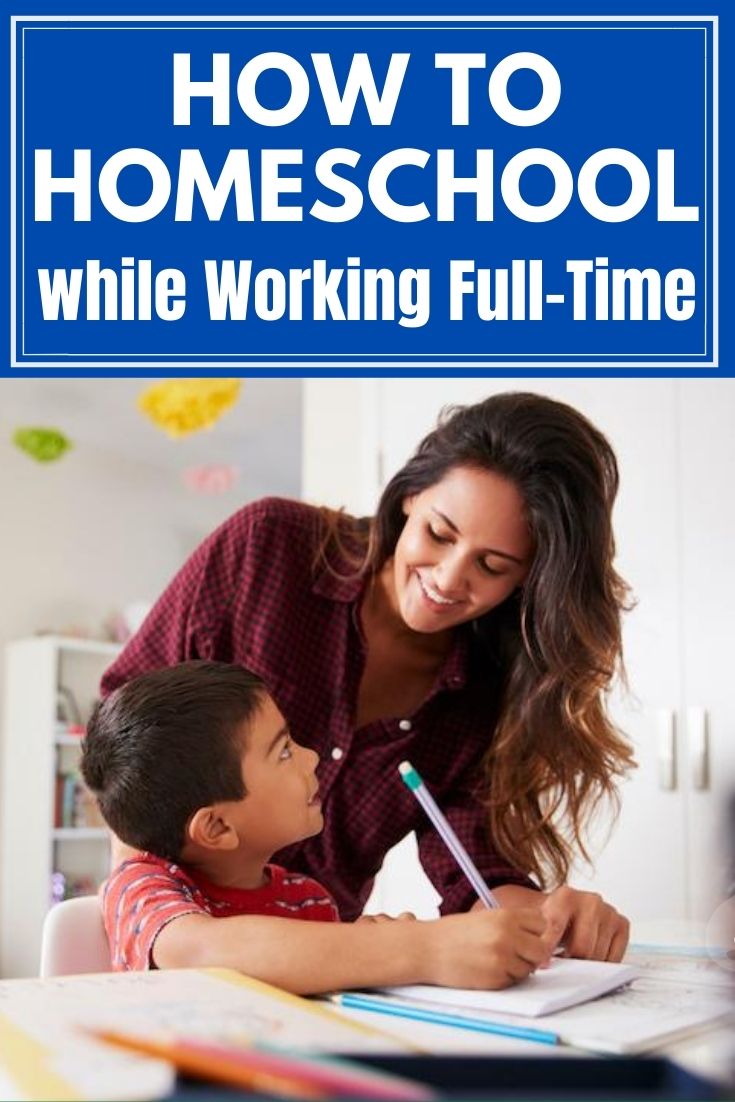 How to Work Full Time and Homeschool your Child Jinxy Kids