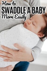How to Swaddle a Baby More Easily - Jinxy Kids