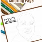 Martin Luther King Jr Printable Coloring Page
