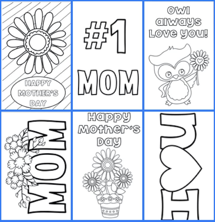 Free Printable Mothers Day Cards To Color Jinxy Kids