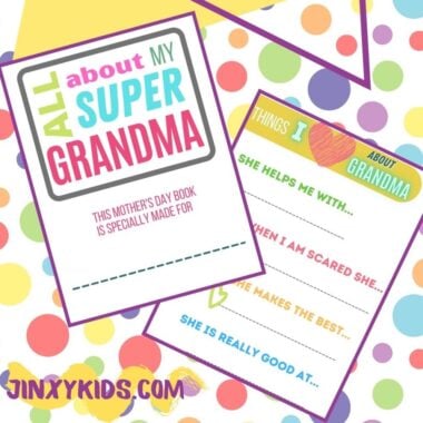Printable Mother's Day Book for Grandma