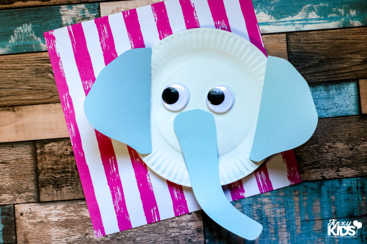 Elephant Paper Plate Craft for Kids