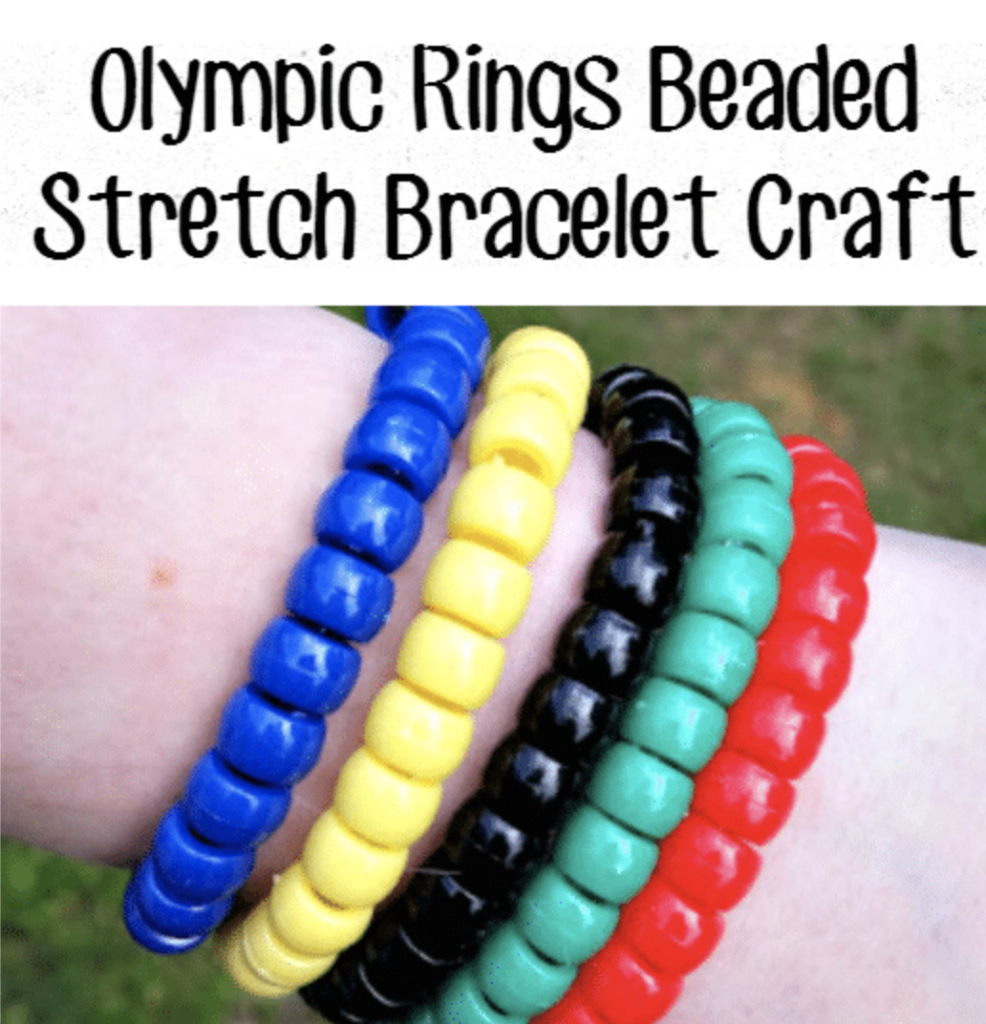 Olympic Rings Stretch Bracelet Craft