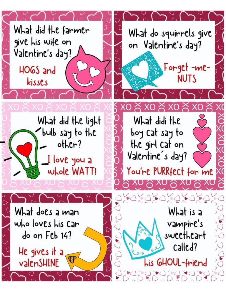10 Non-Candy Valentine Ideas with Free Printable Cards - Jinxy Kids