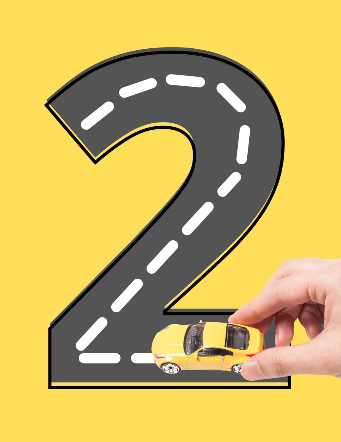 Free Printable Toy Car Road Number Mats Jinxy Kids