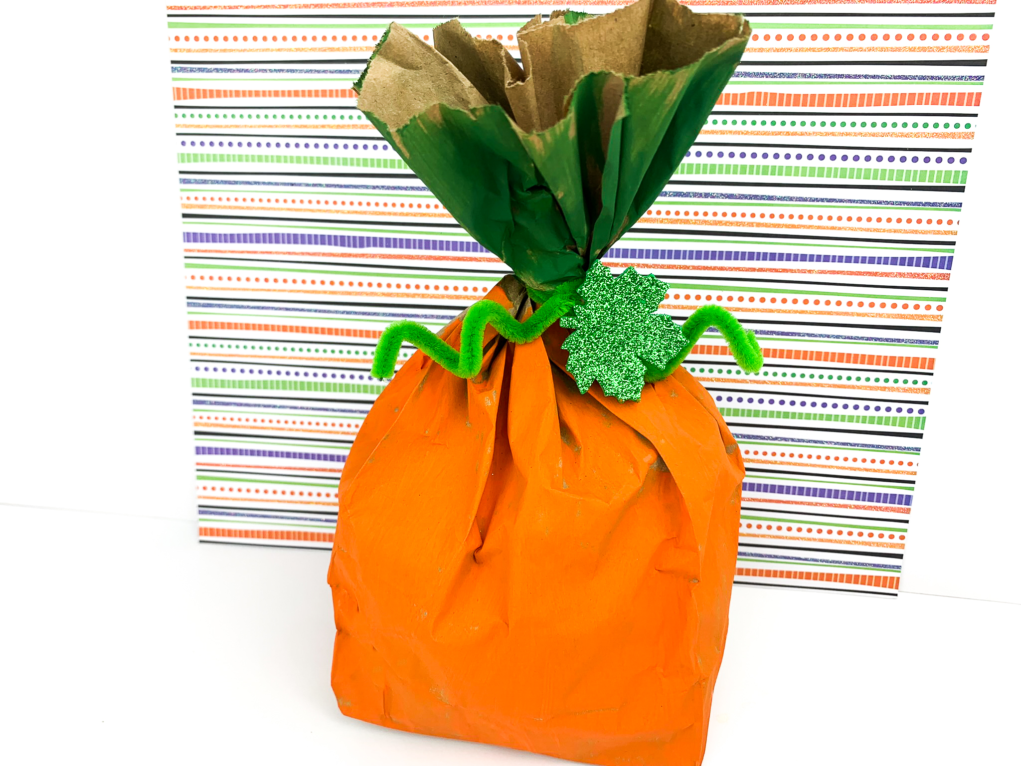 Paper Bag Pumpkin Craft For Kids Jinxy Kids