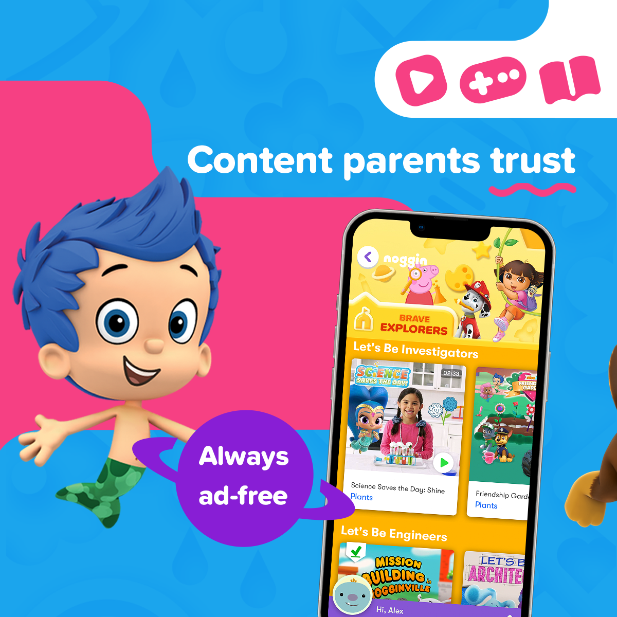 Unlock 60 Days Free + 50% Off Noggin for Kids' Educational Fun - Jinxy Kids