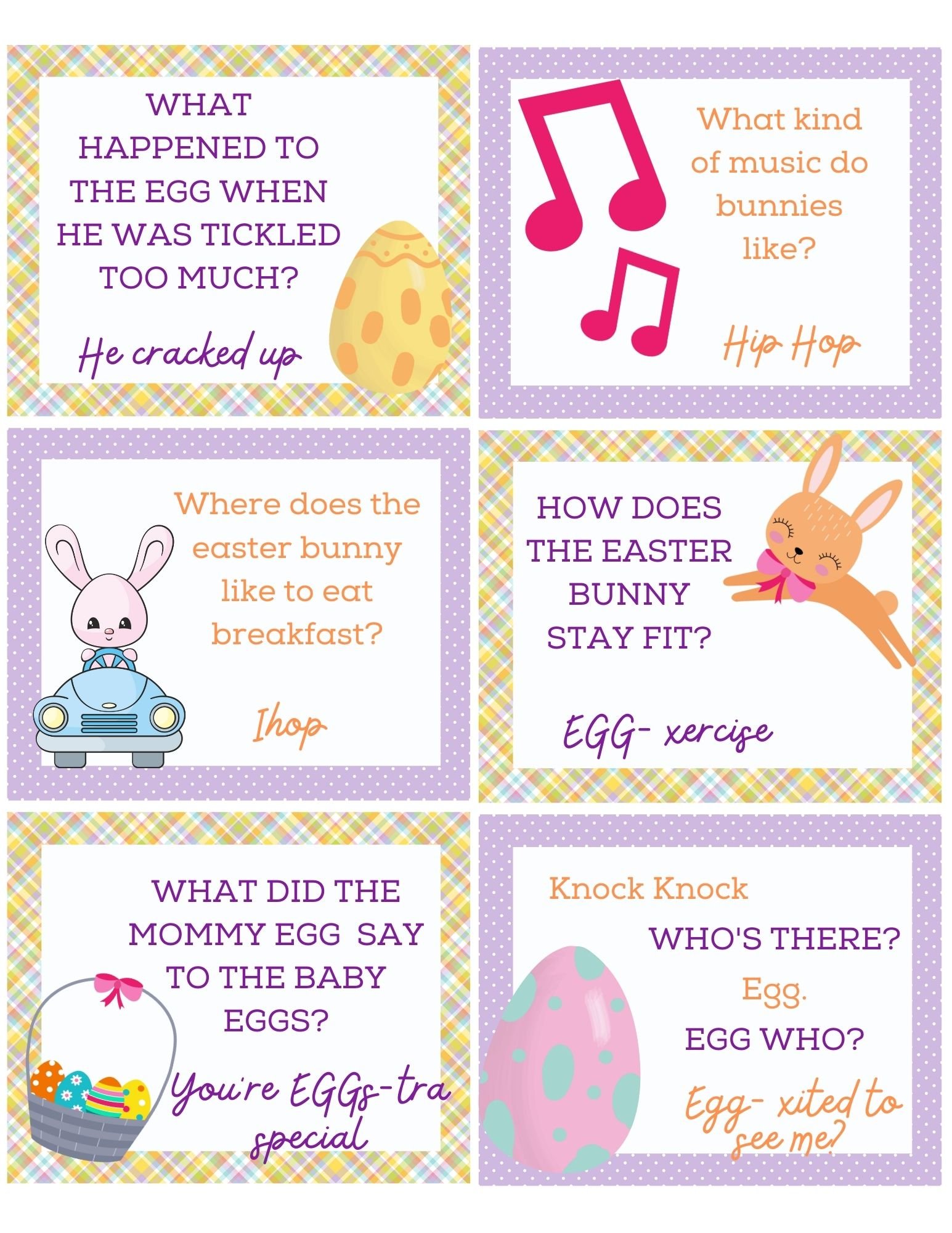 Free Printable Easter Lunchbox Notes Jinxy Kids