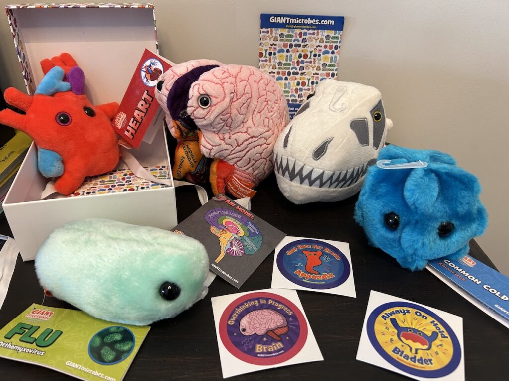 Giant Microbes toys.