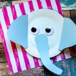 Elephant Paper Plate Craft.