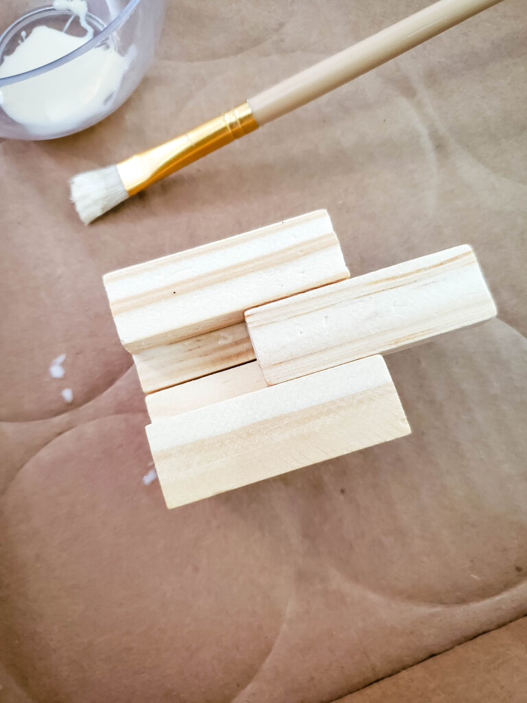 Wooden Block Pumpkins step 5