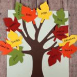 Thankful Trees Thanksgiving Craft featured