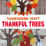 Thankful Trees Thanksgiving Craft pin