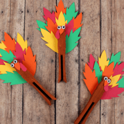 Turkey Clothespin Craft featured image