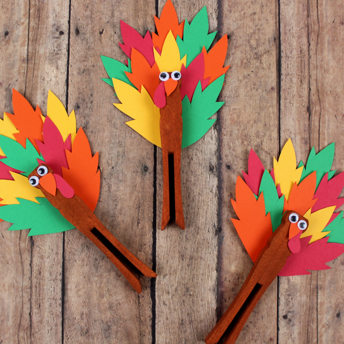 Turkey Clothespin Craft featured image